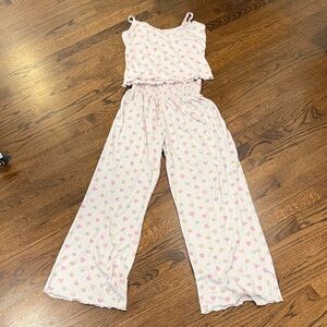 Z Supply Pink Valentine Pajama Set